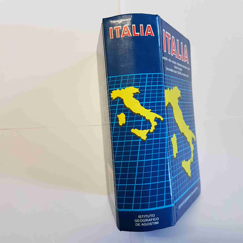 ITALIA GEOGRAFIA STORIA ECONOMIA REGIONI atlante DE AGOSTINI 1989