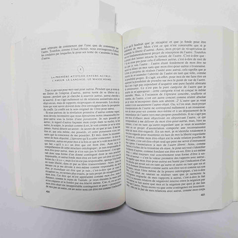 SARTRE - GALLIMARD - L'ETRE ET LE NEANT essai d'ontologie phenomenologique