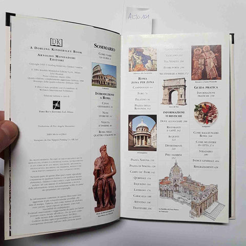 LE GUIDE MONDADORI ROMA 1999 oltre 1200 fotografie e vedute tridimensionali