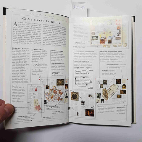 LE GUIDE MONDADORI ROMA 1999 oltre 1200 fotografie e vedute tridimensionali
