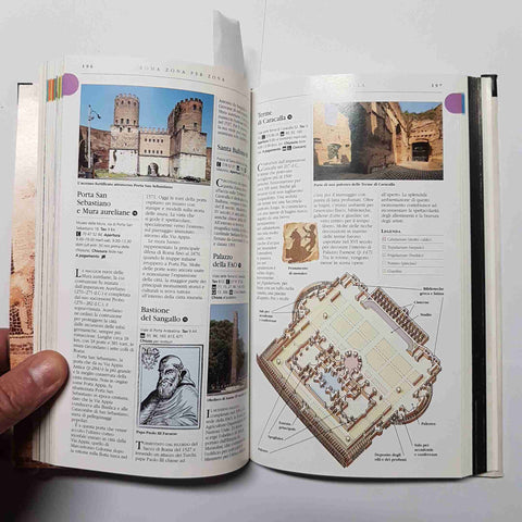 LE GUIDE MONDADORI ROMA 1999 oltre 1200 fotografie e vedute tridimensionali
