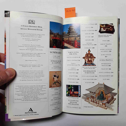 LE GUIDE MONDADORI GIAPPONE 2008 fotografie e vedute tridimensionali, piantine