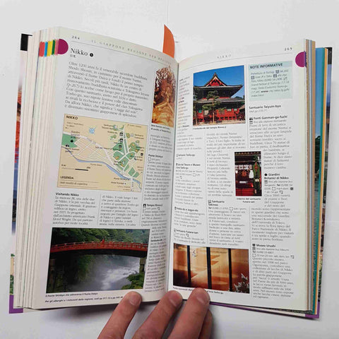 LE GUIDE MONDADORI GIAPPONE 2008 fotografie e vedute tridimensionali, piantine