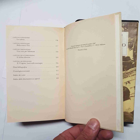 MONTANELLI CERVI - RIZZOLI - L'ITALIA DEL MIRACOLO 1987 prima edizione