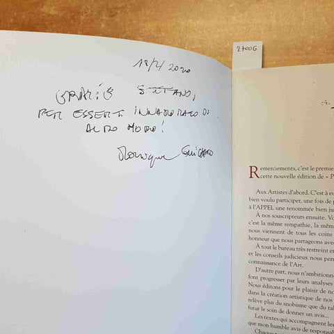 LE LIVRE D'OR DE L'APPEL PLANETE DES ARTS N8 peintres poetes ecrivains landais
