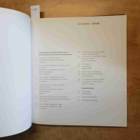 HELMUT SCHOBER - LIGHT - LICHT 1998 ELECTA catalogo illustrato arte pittura