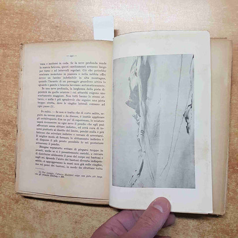 MARCEL KURZ ALPINISMO INVERNALE 1928 CLASSICI DELLA MONTAGNA PINEROLO restaurare