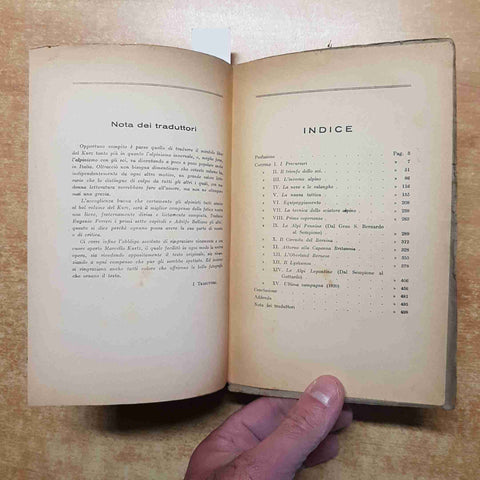 MARCEL KURZ ALPINISMO INVERNALE 1928 CLASSICI DELLA MONTAGNA PINEROLO restaurare