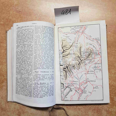 GUIDA DEI MONTI D'ITALIA DOLOMITI ORIENTALI volume 1 TOURING CLUB 1950 BERTI A.