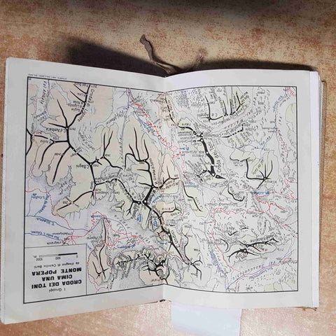 GUIDA DEI MONTI D'ITALIA DOLOMITI ORIENTALI volume 1 TOURING CLUB 1950 BERTI A.