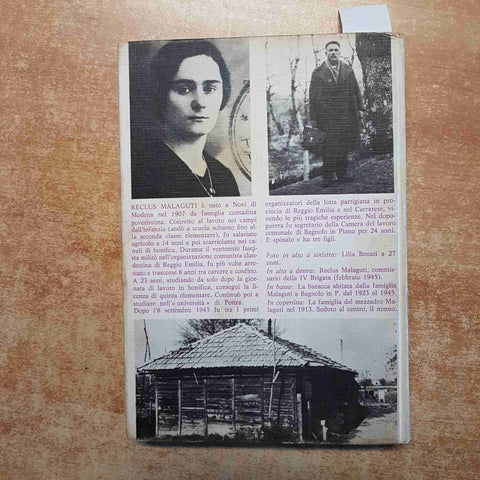 RECLUS MALAGUTI - LA PIETRA - LO SCONTRO DI CLASSE 1973 fascismo partigiani