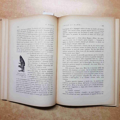 D. PILLA - LA SORGENTE - AMORE DI MAMMA 1948 romanzo 5° EDIZIONE