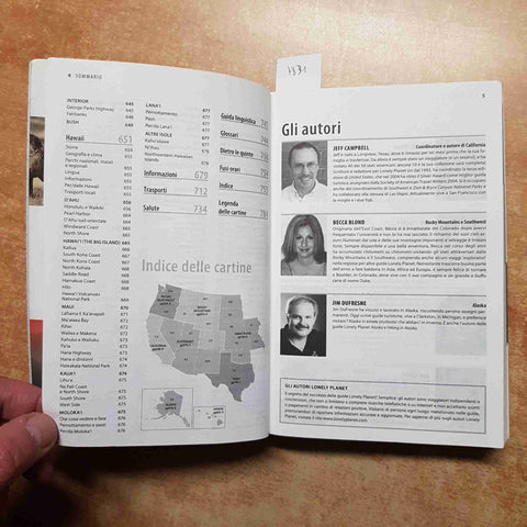 STATI UNITI OCCIDENTALI 2006 LONELY PLANET EDT - italiano GUIDA TURISTICA AA.VV.