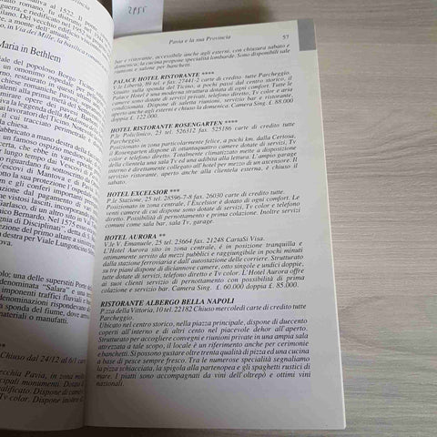 PAVIA E LA SUA PROVINCIA INVITO NEL PAVESE 1992 oltrepo -' guida al commercio