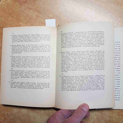 GIUSEPPE DALLA TORRE MEMORIE 1965 MONDADORI prima edizione L'OSSERVATORE ROMANO