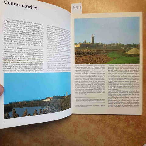 POMPOSA STORIA E ARTE DELL'ABBAZIA guida pratica agli affreschi 1988 ITALCARDS