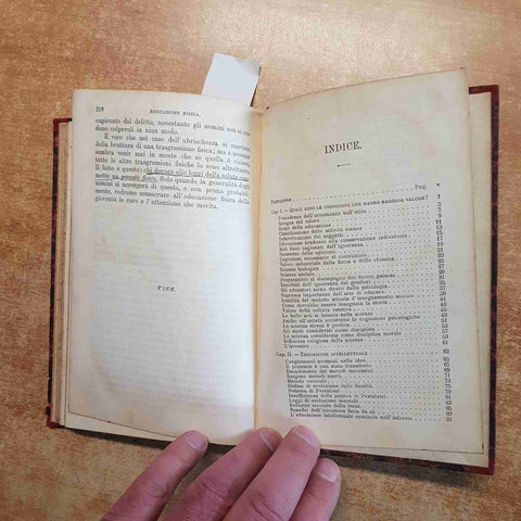 HERBERT SPENCER - EDUCAZIONE INTELLETTUALE, MORALE E FISICA 1894 BARBERA FIRENZE