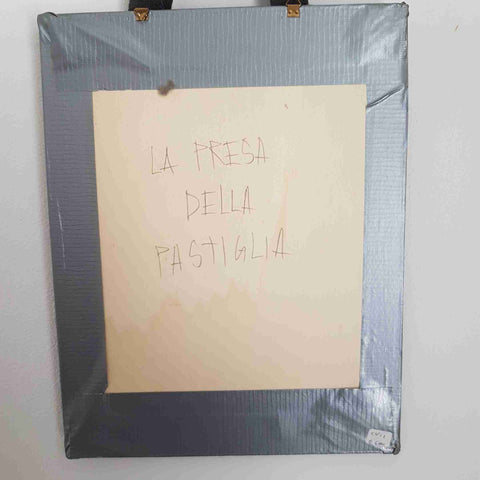 GIANMATTEO RONA La presa della pastiglia 2013 Opera Arte Contemporanea Firmata