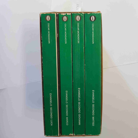 GLI EVANGELI COFANETTO 4 VOLUMI OSCAR MONDADORI LUCA MARCO GIOVANNI MATTEO 1973