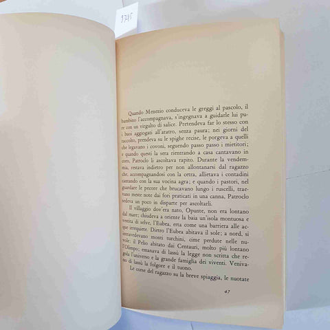 LIDIA STORONI MAZZOLANI PROFILI OMERICI RIZZOLI 1978 CLASSICI elena patroclo