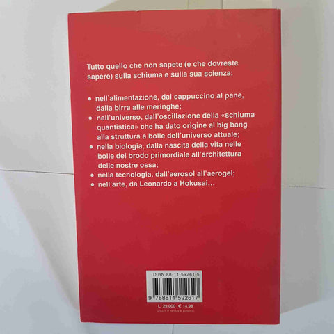 LA TEORIA DEL CAPPUCCINO SIDNEY PERKOWITZ GARZANTI 2001 SCIENZA SCHIUMA CELLULE