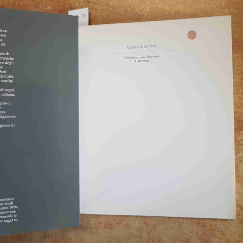 THEODOOR VAN HOYTEMA CALENDARI ARTE GRAFICA LITOGRAFIE -  GODOLI EZIO - CANTINI