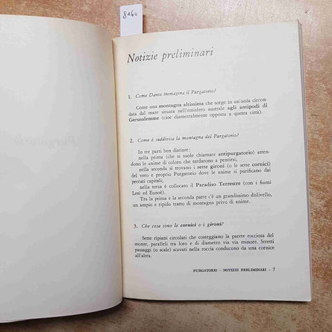 IL POEMA DI DANTE VOL. II PURGATORIO - V. COURIR - REMO SANDRON 1988