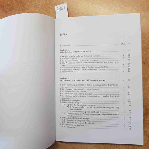 DIRITTO COMUNITARIO ALESSANDRO BRUNI MAGGIOLI PERCORSI UNIVERSITARI 2008