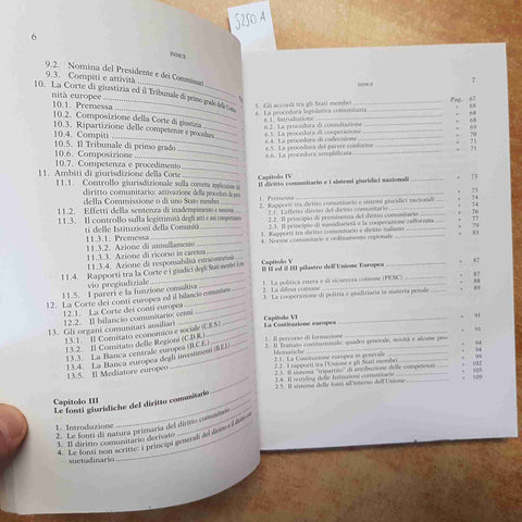 DIRITTO COMUNITARIO ALESSANDRO BRUNI MAGGIOLI PERCORSI UNIVERSITARI 2008
