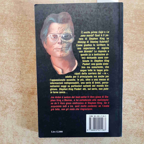 STEPHEN KING POCKET - JOE ARDEN GUIDA TASCABILE SPERLING 1996 HORROR BRIVIDO