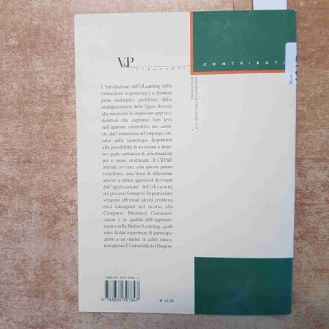 ELEARNING FRA APPRENDIMENTO E INSEGNAMENTO - CROSTA, NOVELLINI 2002 V&P
