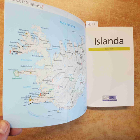 ISLANDA GUIDA DUMONT CON MAPPA STACCABILE - SABINE BARTH 2011