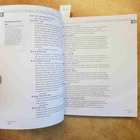 DICTIONARY OF PHOTOGRAPHY AND DIGITAL IMAGING - TOM ANG 2005 INGLESE