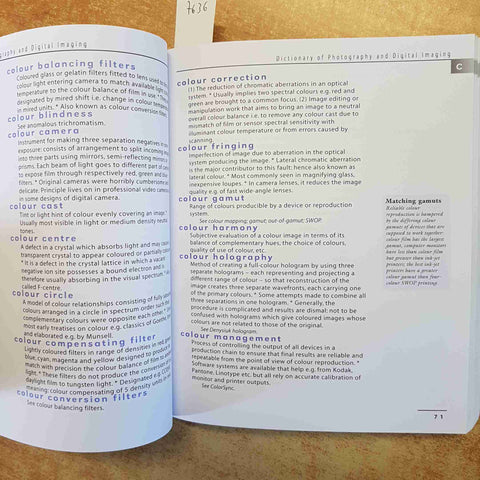 DICTIONARY OF PHOTOGRAPHY AND DIGITAL IMAGING - TOM ANG 2005 INGLESE