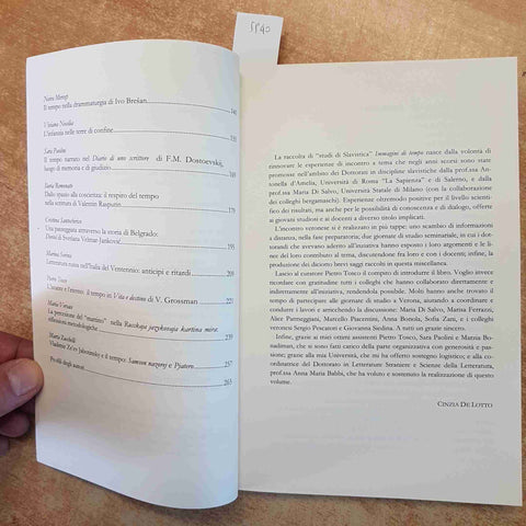 IMMAGINI DI TEMPO STUDI DI SLAVISTICA LETTERATURA SLAVA 2010 PIETRO TOSCO QUIEDI