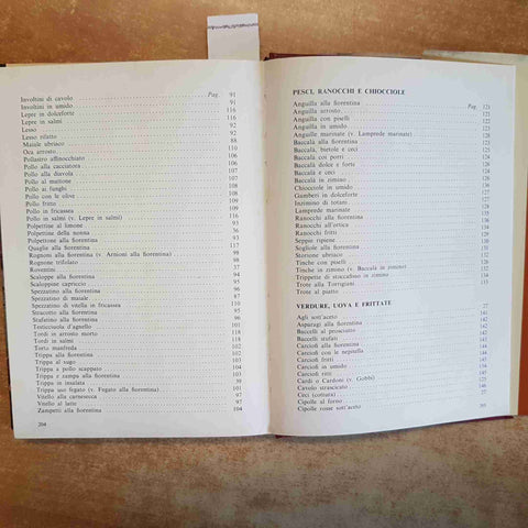 IL LIBRO DELLA VERA CUCINA FIORENTINA PAOLO PETRONI 1977 BONECHI RICETTE TOSCANE