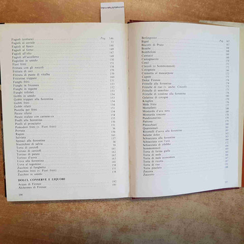 IL LIBRO DELLA VERA CUCINA FIORENTINA PAOLO PETRONI 1977 BONECHI RICETTE TOSCANE