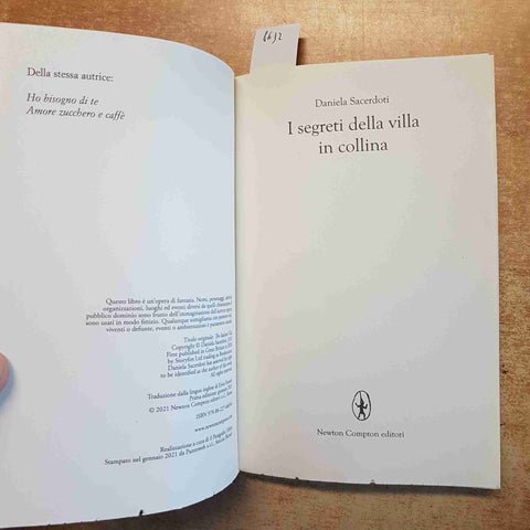 I SEGRETI DELLA VILLA IN COLLINA - DANIELA SACERDOTI 2021 NEWTON COMPTON ROMANZO