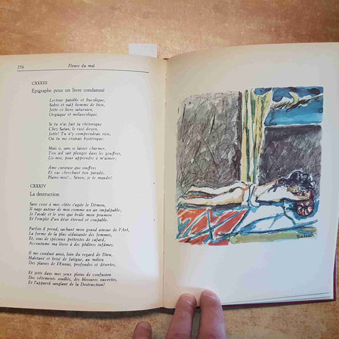 CHARLES BAUDELAIRE - I FIORI DEL MALE - CURCIO 1967 EDIZIONE ILLUSTRATA RILEGATA