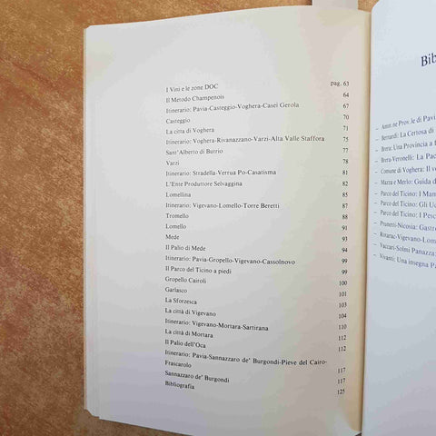 IL GRAN PAVESE ITINERARI IN PROVINCIA DI PAVIA 1983 BRONI GARLASCO MEDA CERTOSA