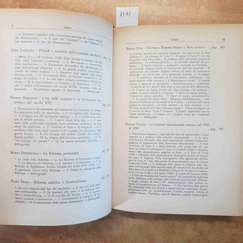 NUOVE QUESTIONI DI STORIA MODERNA 1 MARZORATI 1966 COLONIE CONTRORIFORMA SCIENZA