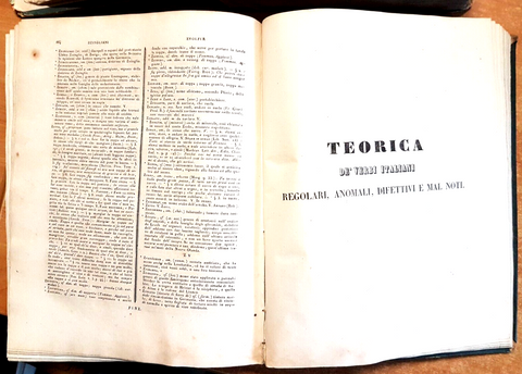 DIZIONARIO UNIVERSALE DELLA LINGUA ITALIANA 1835/1846 ROBIOLA 7 vol FODRATTI1361