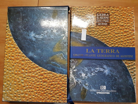 GEDEA IL MILIONE TERRE E POPOLI - LA TERRA GRANDE ATLANTE DE AGOSTINI 1999(