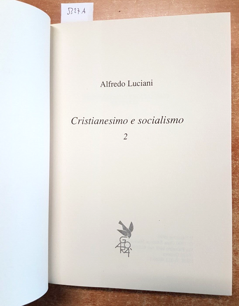 CRISTIANESIMO E SOCIALISMO - volume 2 - LUCIANI ALFREDO - 1990 MARIETTI (53