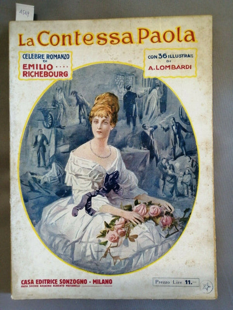 EMILIO RICHEBOURG - CENERENTOLA - ILLUSTRATO SONZOGNO (4549)BIBLIOTECA