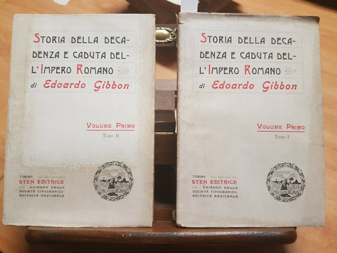 GIBBON - STORIA DELLA DECADENZA E CADUTA DELLO IMPERO ROMANO 1 STEN 1926 (3