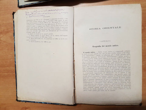 ERMANNO FERRERO - CORSO DI STORIA (GRECA ROMANA) 2 VOLL. 1910/11 LOESC