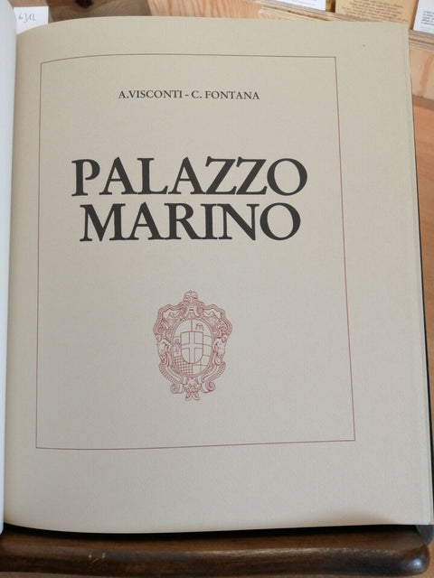 VISCONTI/FONTANA - PALAZZO MARINO 1977 ED.COMUNE DI MILANO + COFANETTO (631