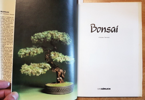 BONSAI - Christine Stewart - serie Gorlich 1988 potatura attrezzi vasi (187