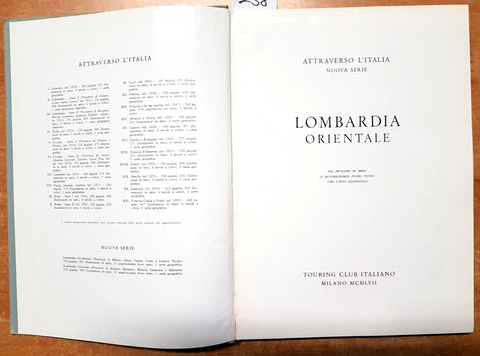 LOMBARDIA ORIENTALE Attraverso l'Italia - Touring Club Italiano 1962 (69